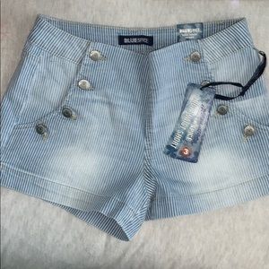 High waisted shorts